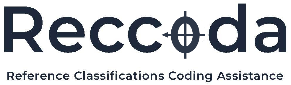 Reccoda — Reference Classifications Coding Assistance